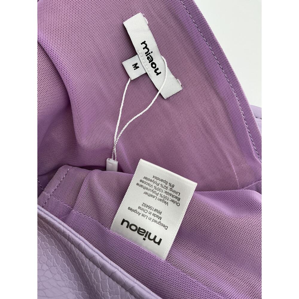 Miaou Lavender Halter Top - Picture 4 of 4